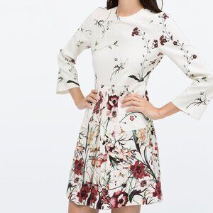 Zara Floral Front Pleat Dress - Seen on Alexis Rose in Schitt’s Creek, Size S